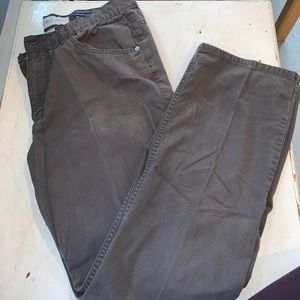 PD & C dark grey khaki pants 34w 30l